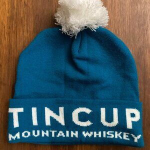 Tin Cup Whiskey whisky TinCup Colorado mountain beanie knit winter hat cap pom